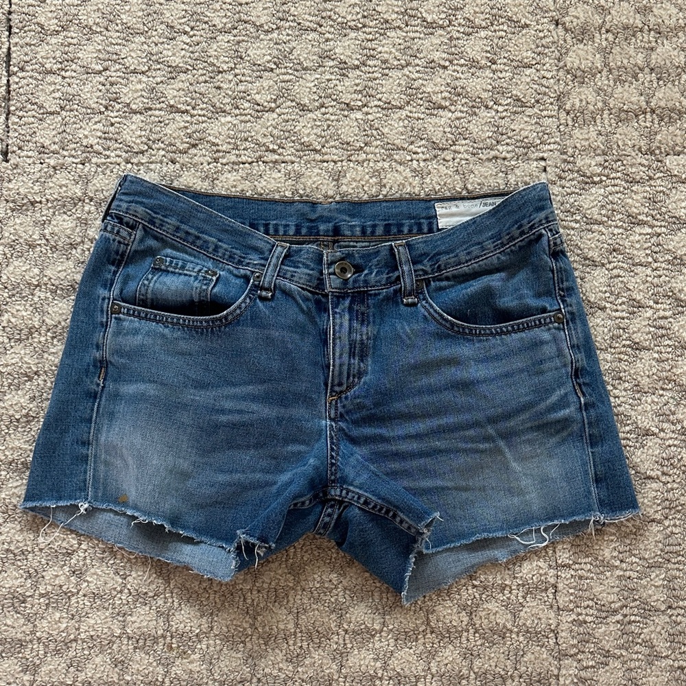 Rag and Bone Blue Denim Women's Shorts